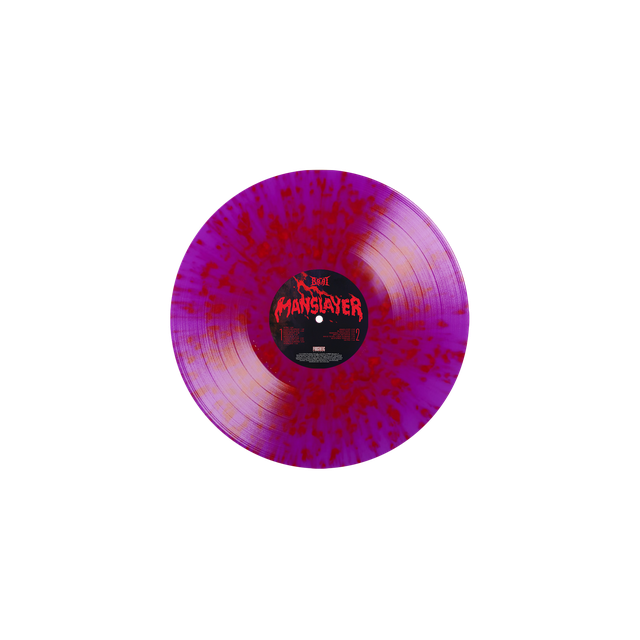 Brat - Manslayer Neon Violet w/ Translucent Ruby Splatter Vinyl
