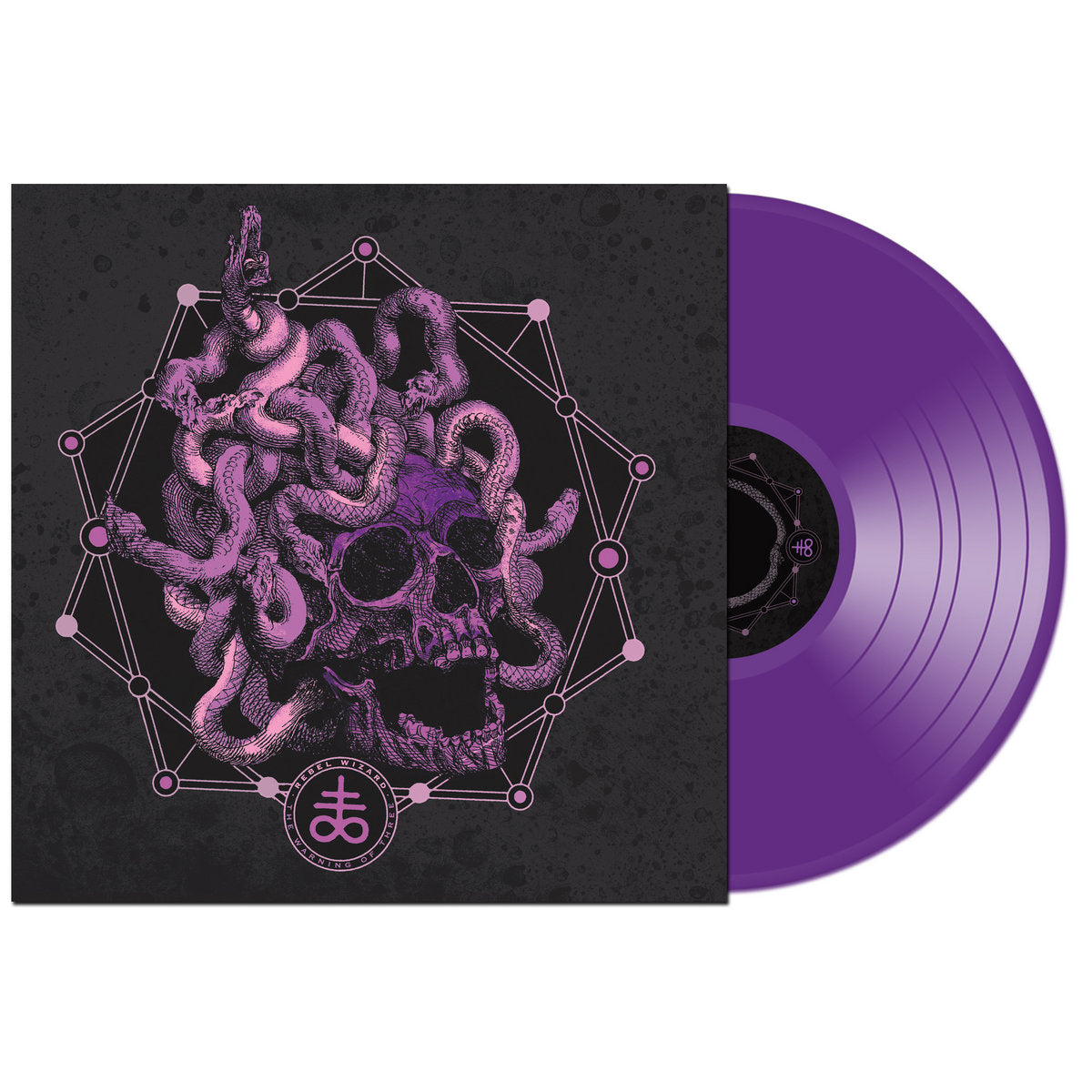 Rebel Wizard - The Warning of Three on Dark Purple Vinyl