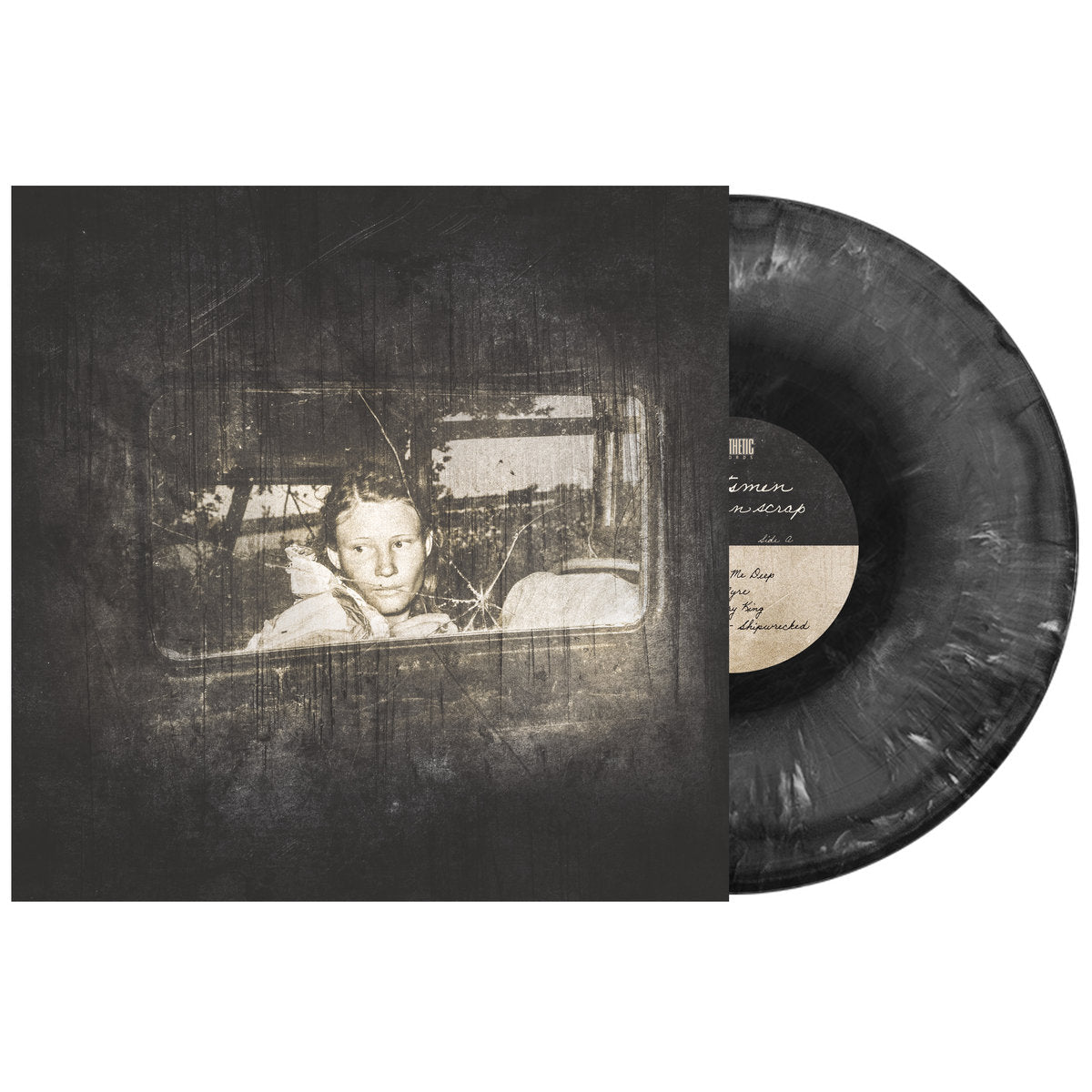 Huntsmen - American Scrap on Grey w Black and White Marbling Vinyl