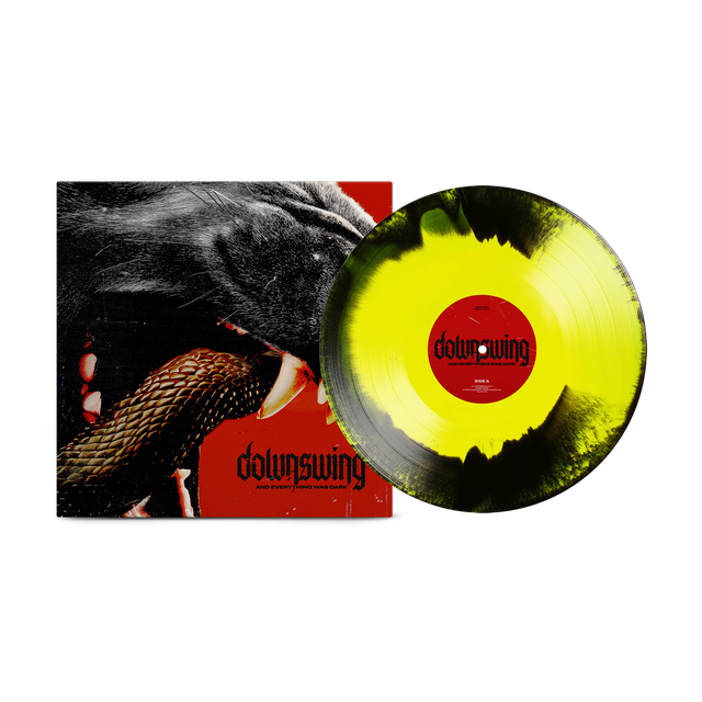 Downswing - And Everything Was Dark T2 Translucent Clear Base w/Splatter (O3 Apple, Black, O9 Canary Yellow) Vinyl