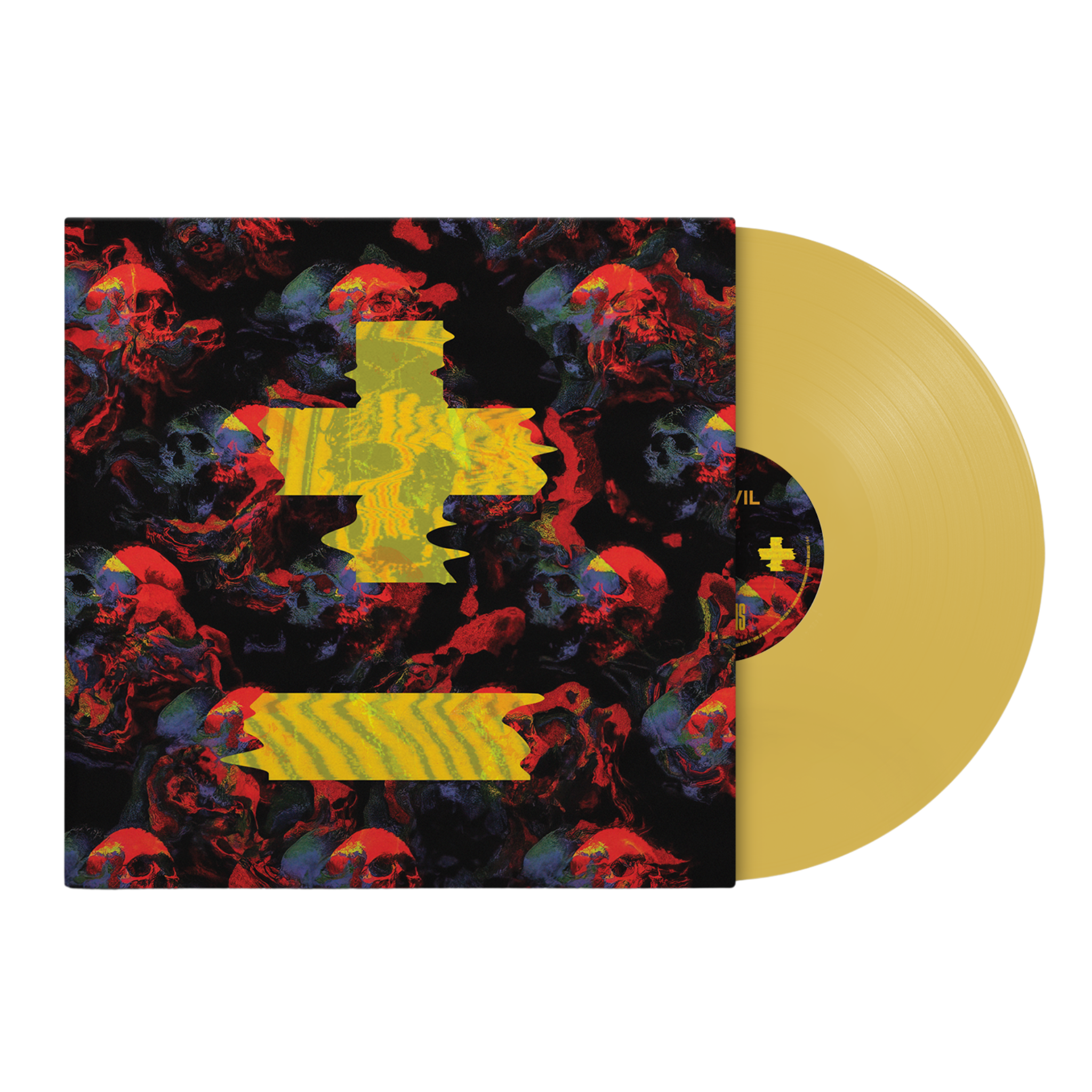 Pop Evil Skeletons Metallic Gold Vinyl LP