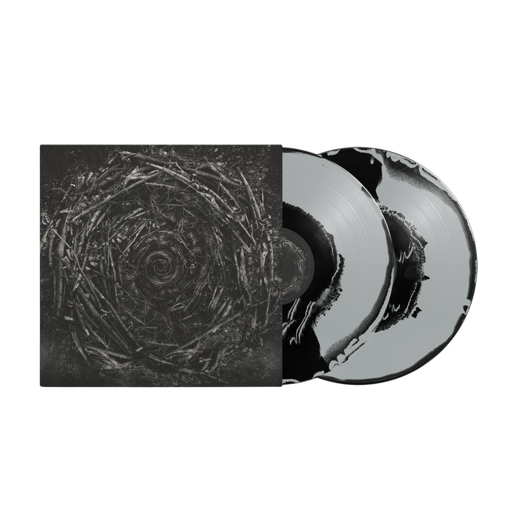 The Contortionist - Clairvoyant Black Silver Swirl Vinyl