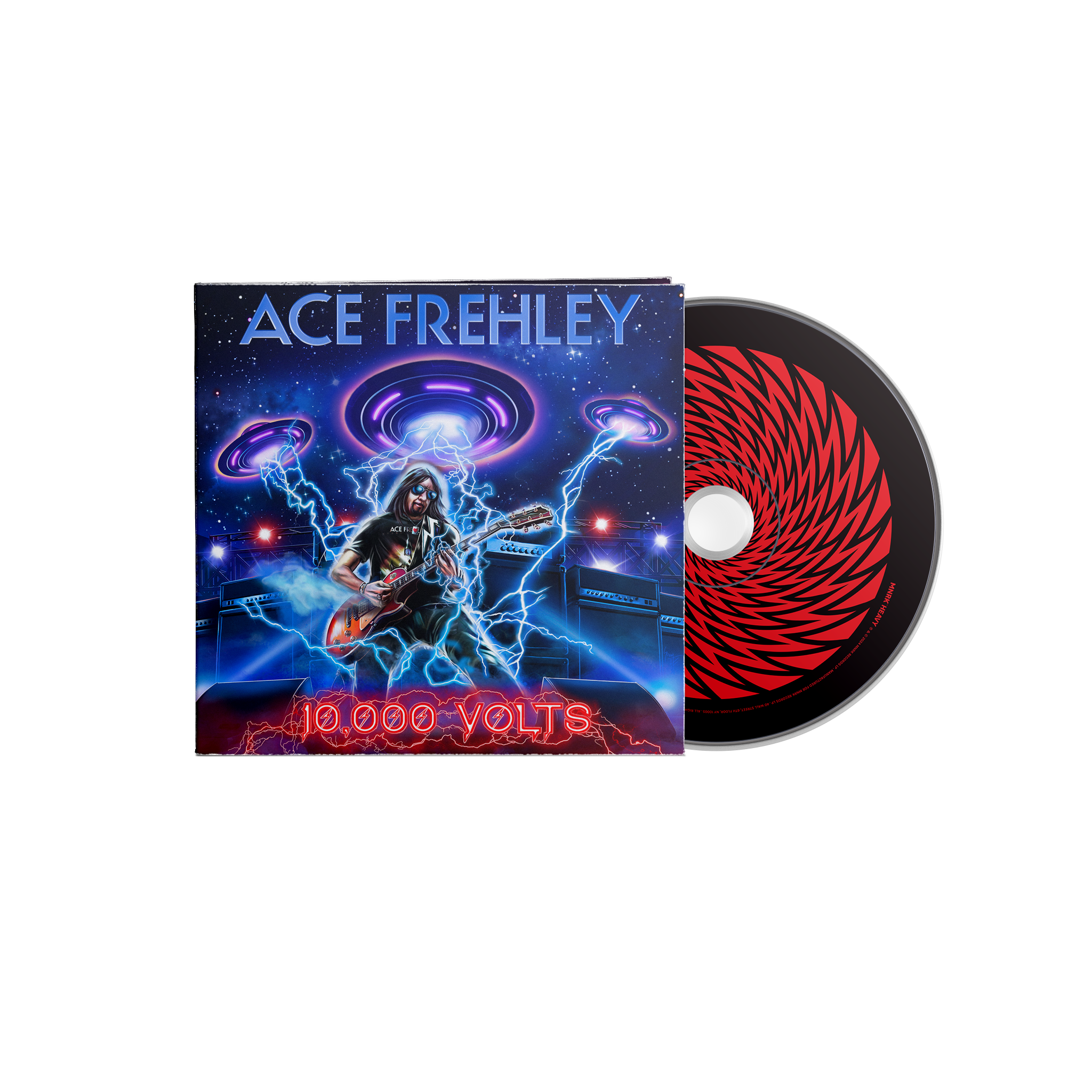 Ace Frehley 10,000 volts available for purchase at the MNRK HEAVY EU Store