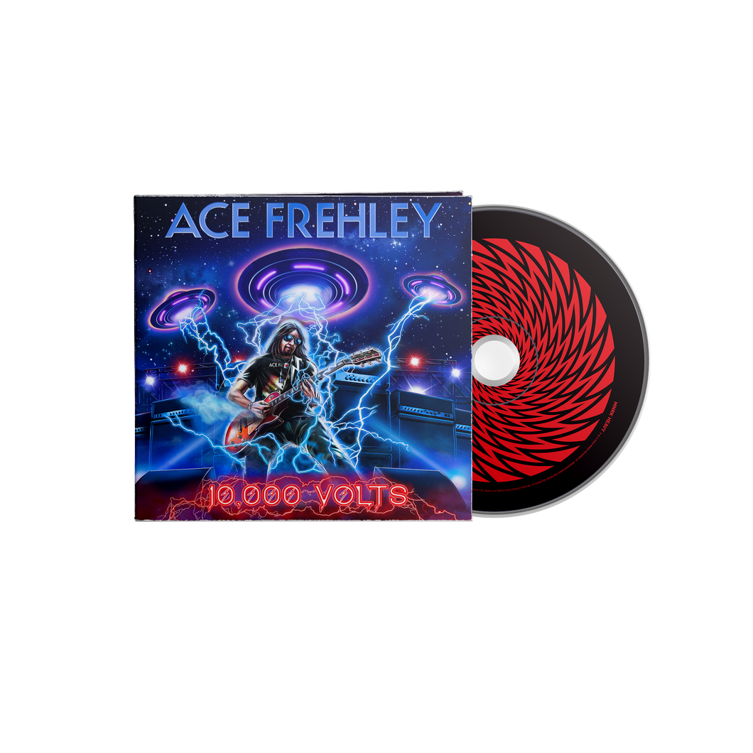 Ace Frehley 10,000 volts available for purchase at the MNRK HEAVY EU Store