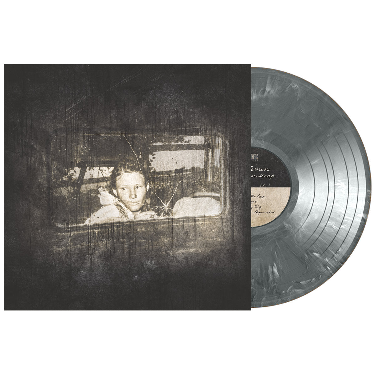 Huntsmen - American Scrap on Silver w Black and White Marbling Vinyl