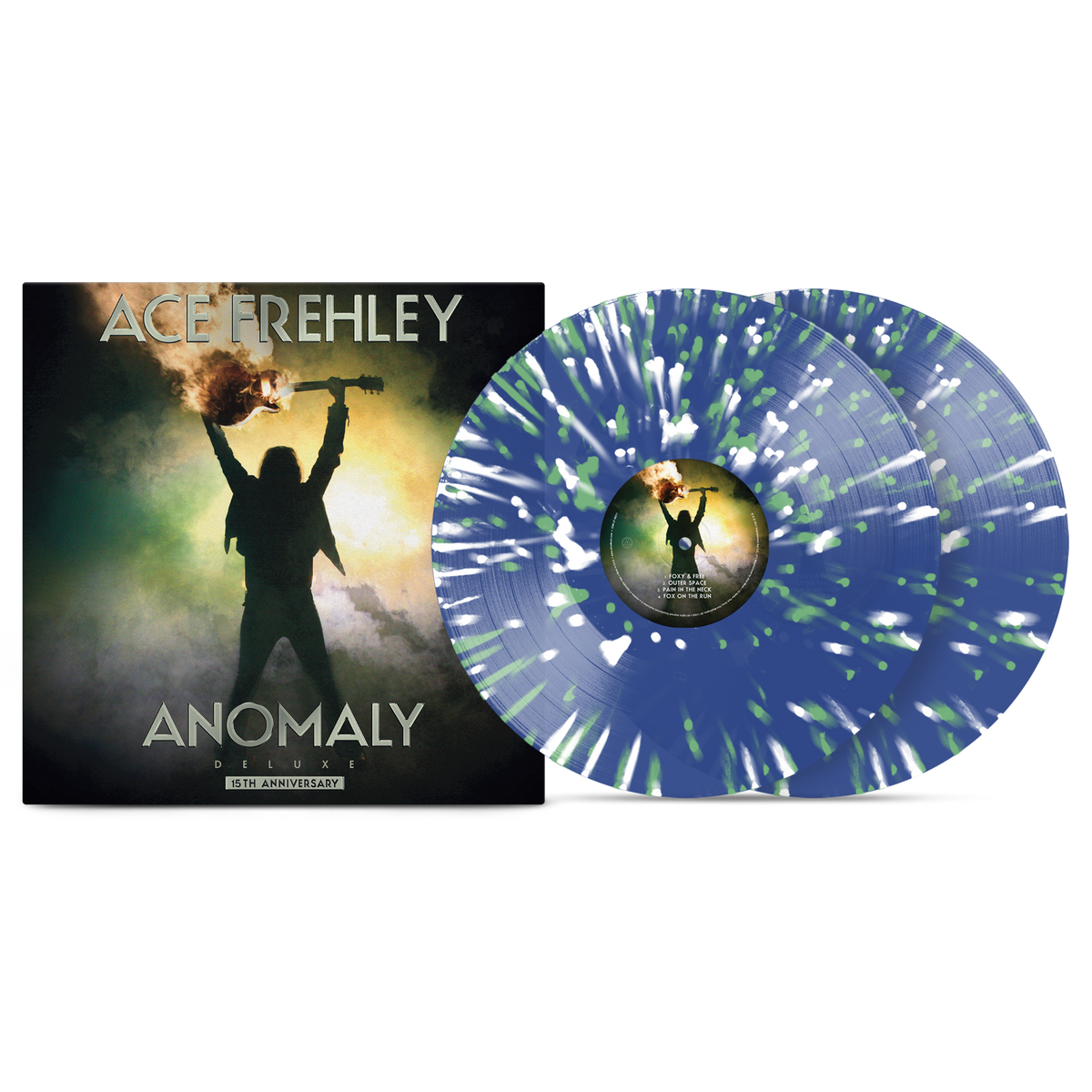 欧2LP Ace Frehley Anomaly Deluxe 15th Anniversary (Green & White Viny MNK46917GREEN&W MNRK Heavy 未開封 /00520 AceFrehley_Anomaly_15yr_Cobalt