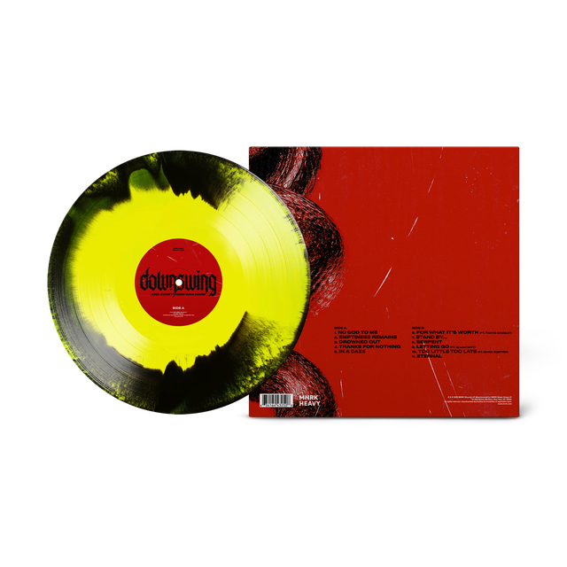 Downswing - And Everything Was Dark T2 Translucent Clear Base w/Splatter (O3 Apple, Black, O9 Canary Yellow) Vinyl