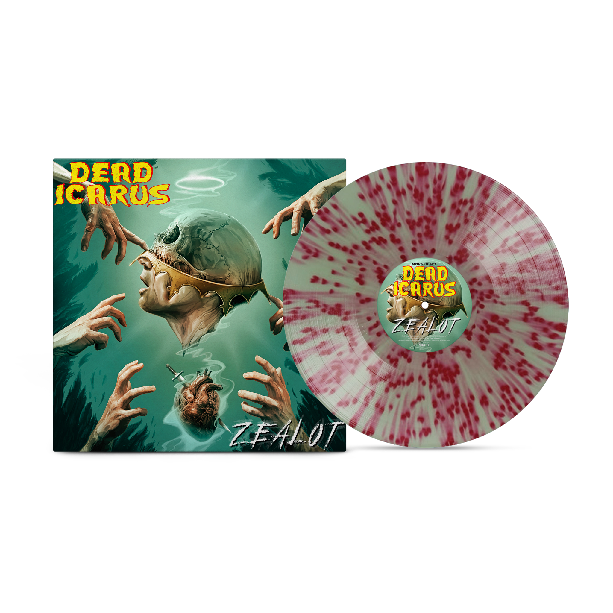 Dead Icarus - Zealot Var-Hot Sauce Splatter Vinyl