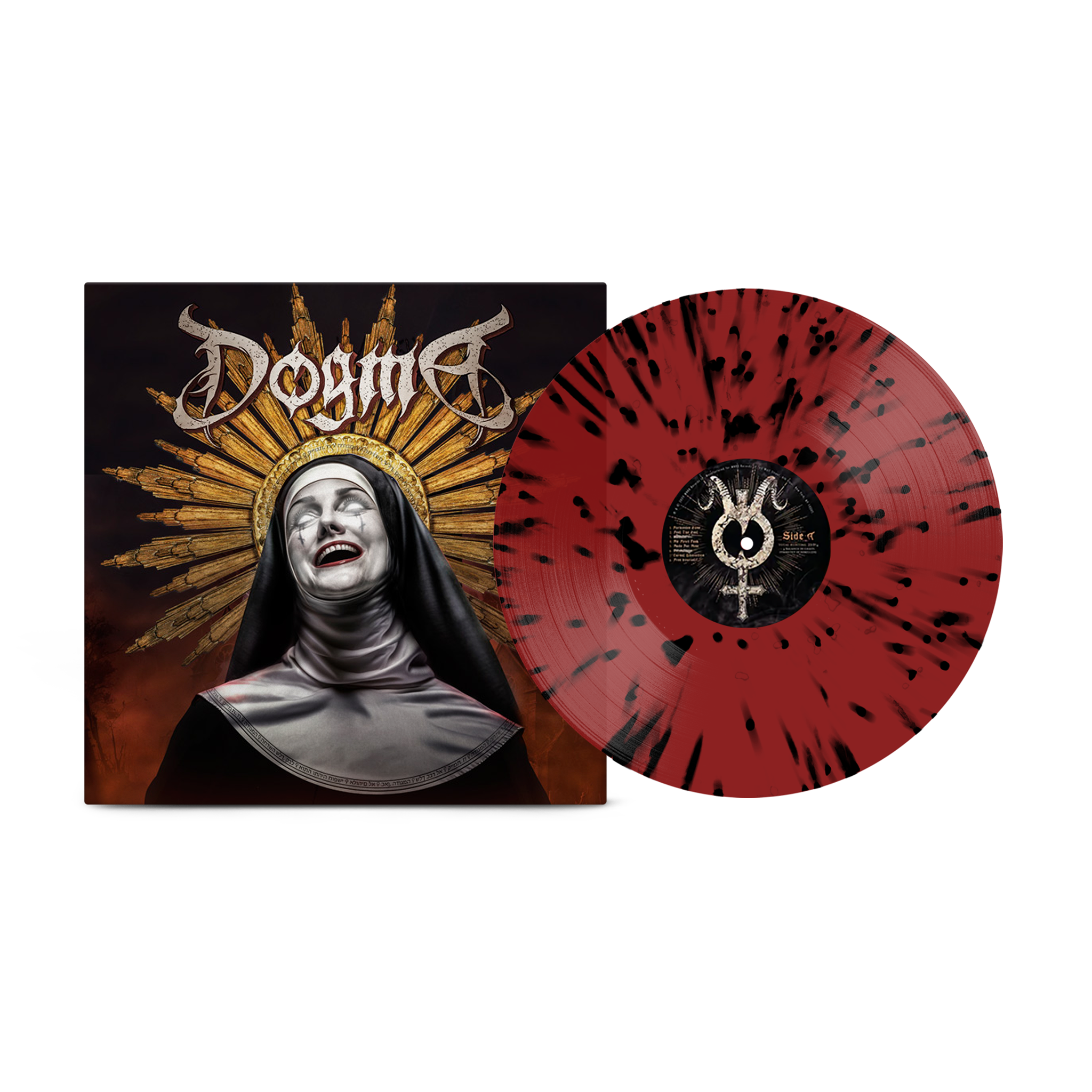 Dogma: Dogma LP Scarlet Blood / Black Mass Drip Vinyl