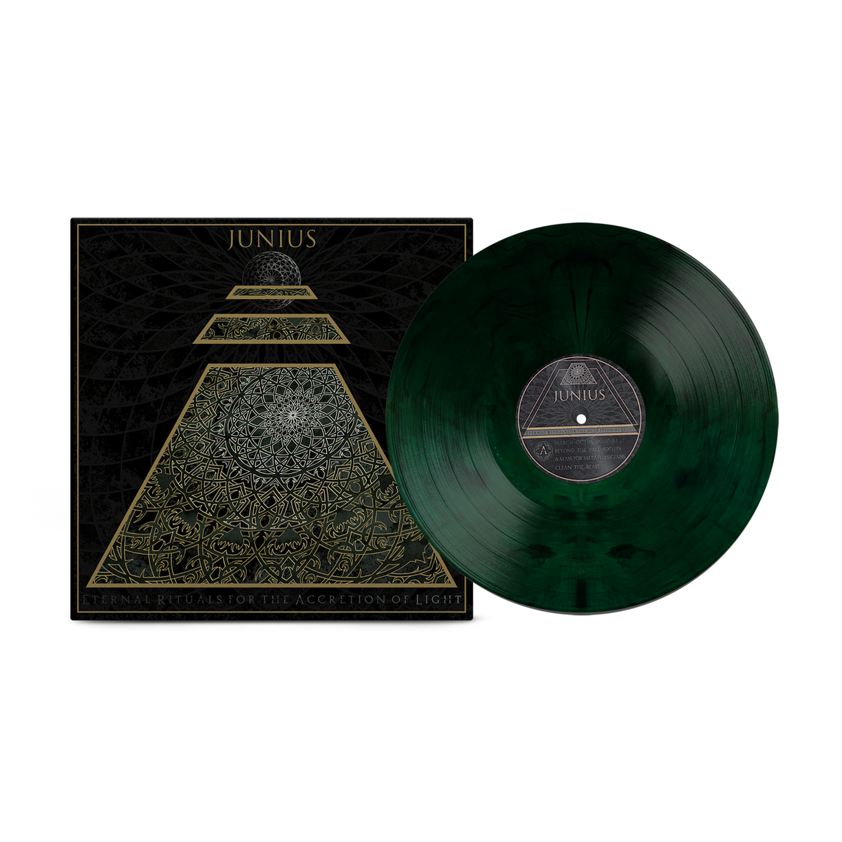 Junius - Eternal Rituals For The Accretion Of Light on Green and Black Vinyl LP