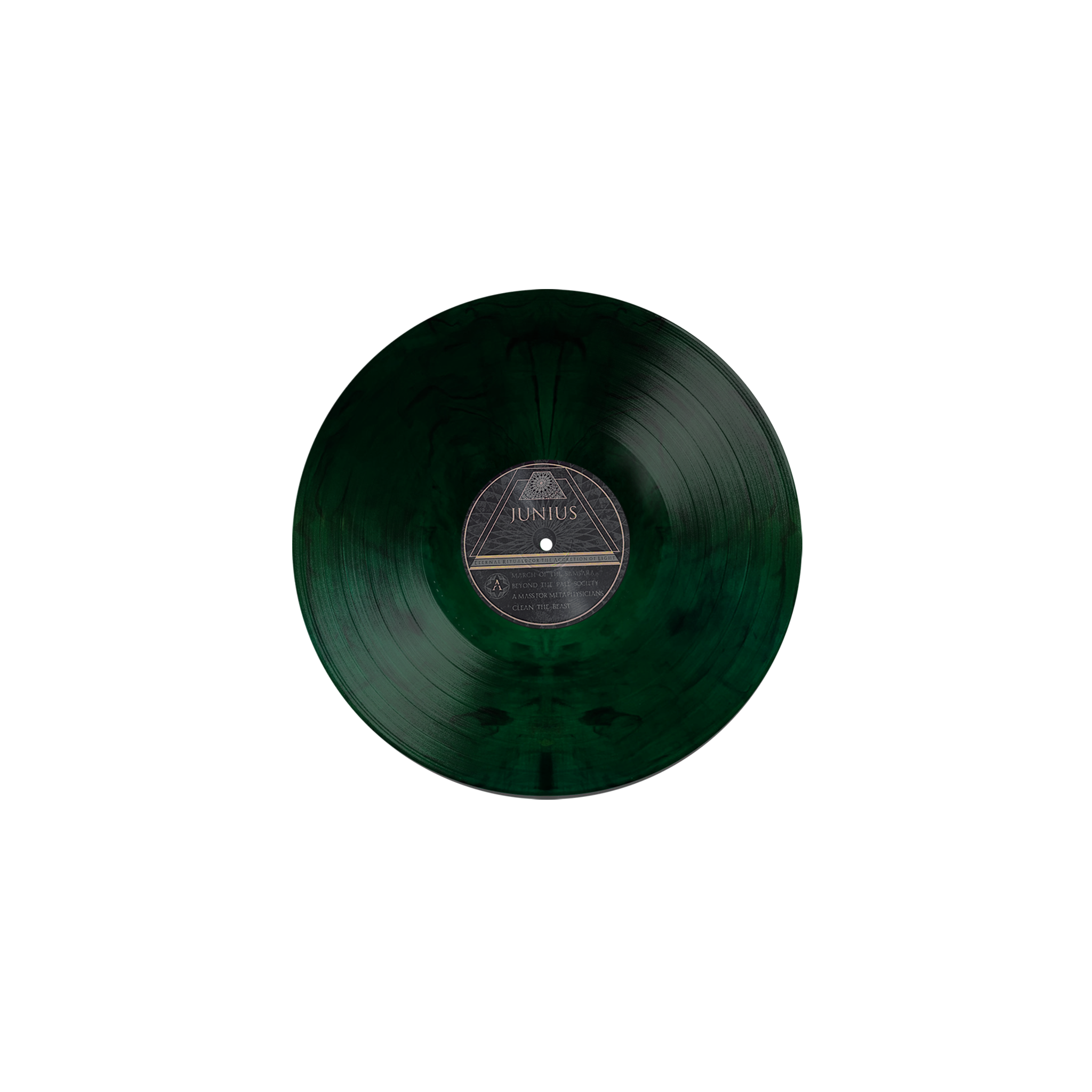 Junius - Eternal Rituals For The Accretion Of Light on Green and Black Vinyl LP