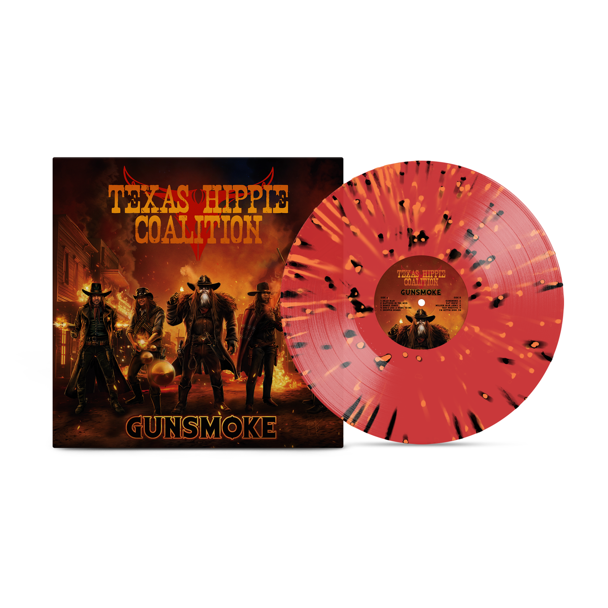 Texas Hippie Coalition - Gunsmoke Splatter Vinyl