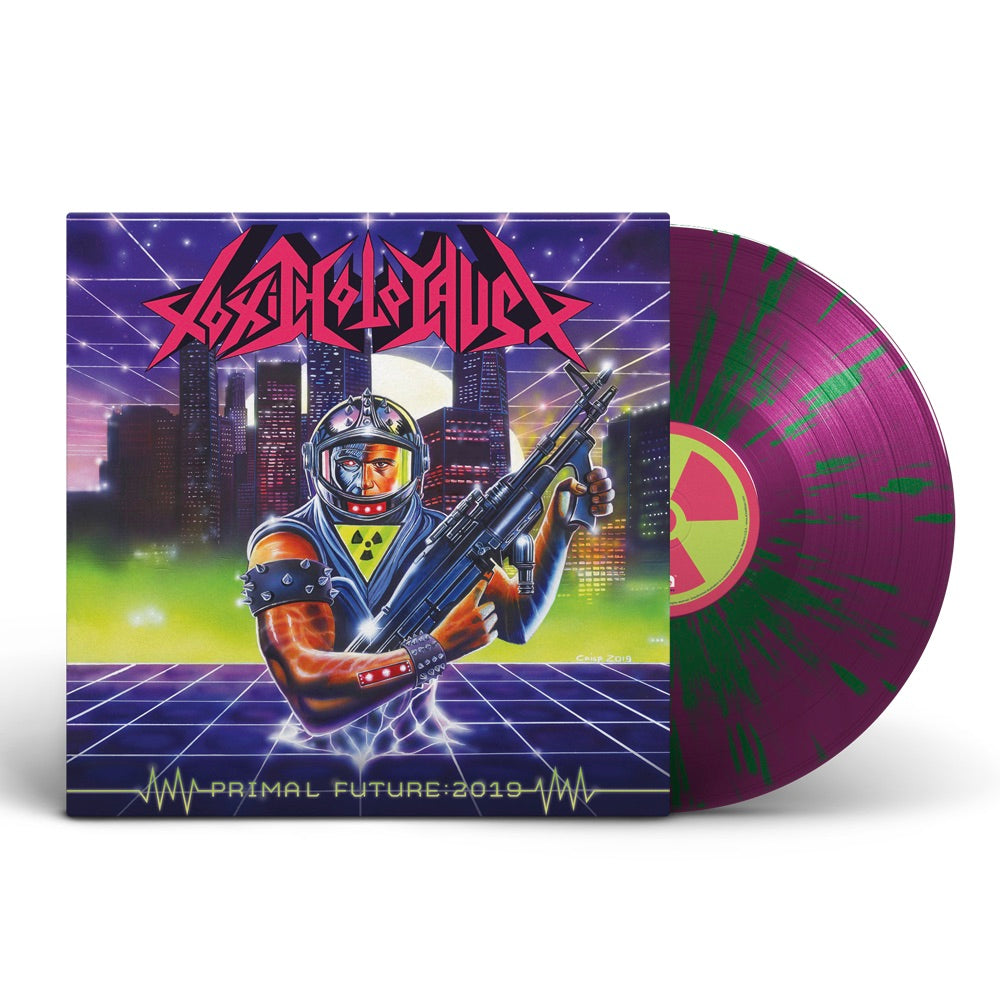 Toxic Holocaust - Primal Future:2019 180 Gram LP (Translucent Purple with Emerald Green Splatter)