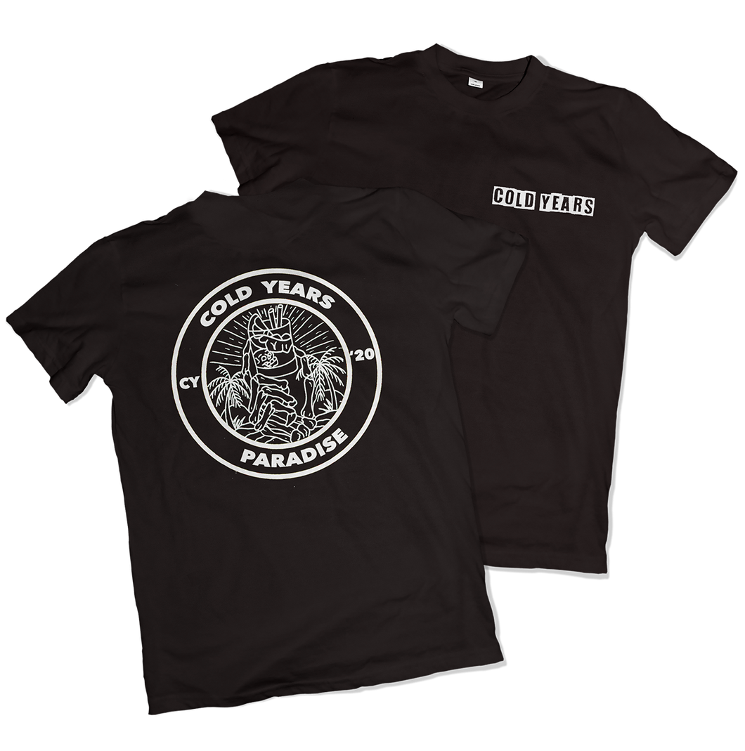 Cold Years - Paradise Men's Black T-Shirt