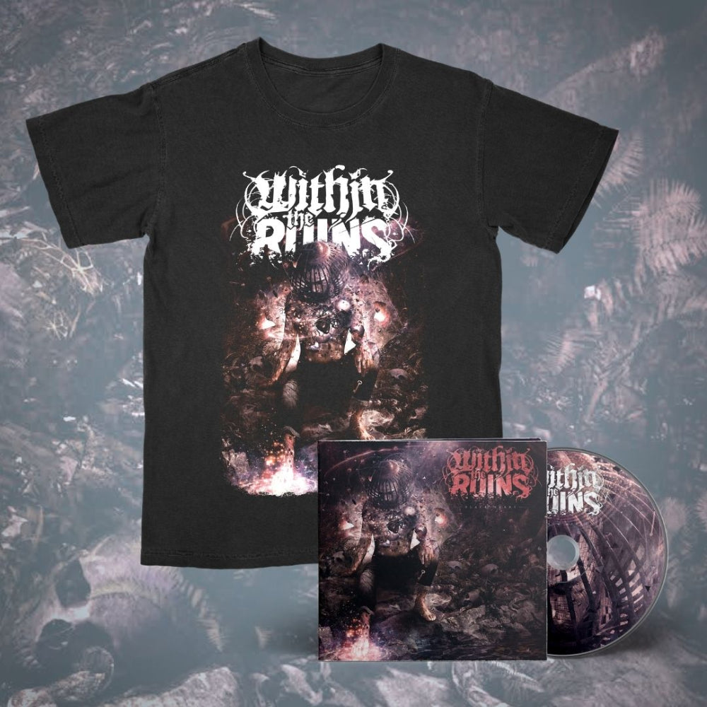 Within The Ruins - Black Heart CD + T-Shirt Bundle
