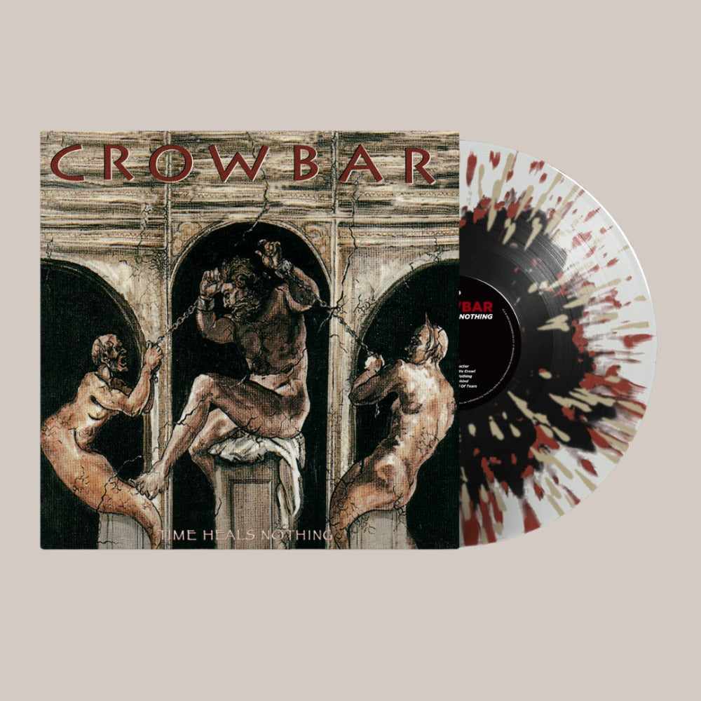 Crowbar - Time Heals Nothing - Vinyl - Color in Color: Black Inside Clear with red and yellow splatter