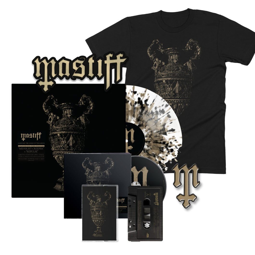 Mastiff - Leave Me The Ashes Of The Earth LP + CD + Tape + Pin + T-Shirt Bundle