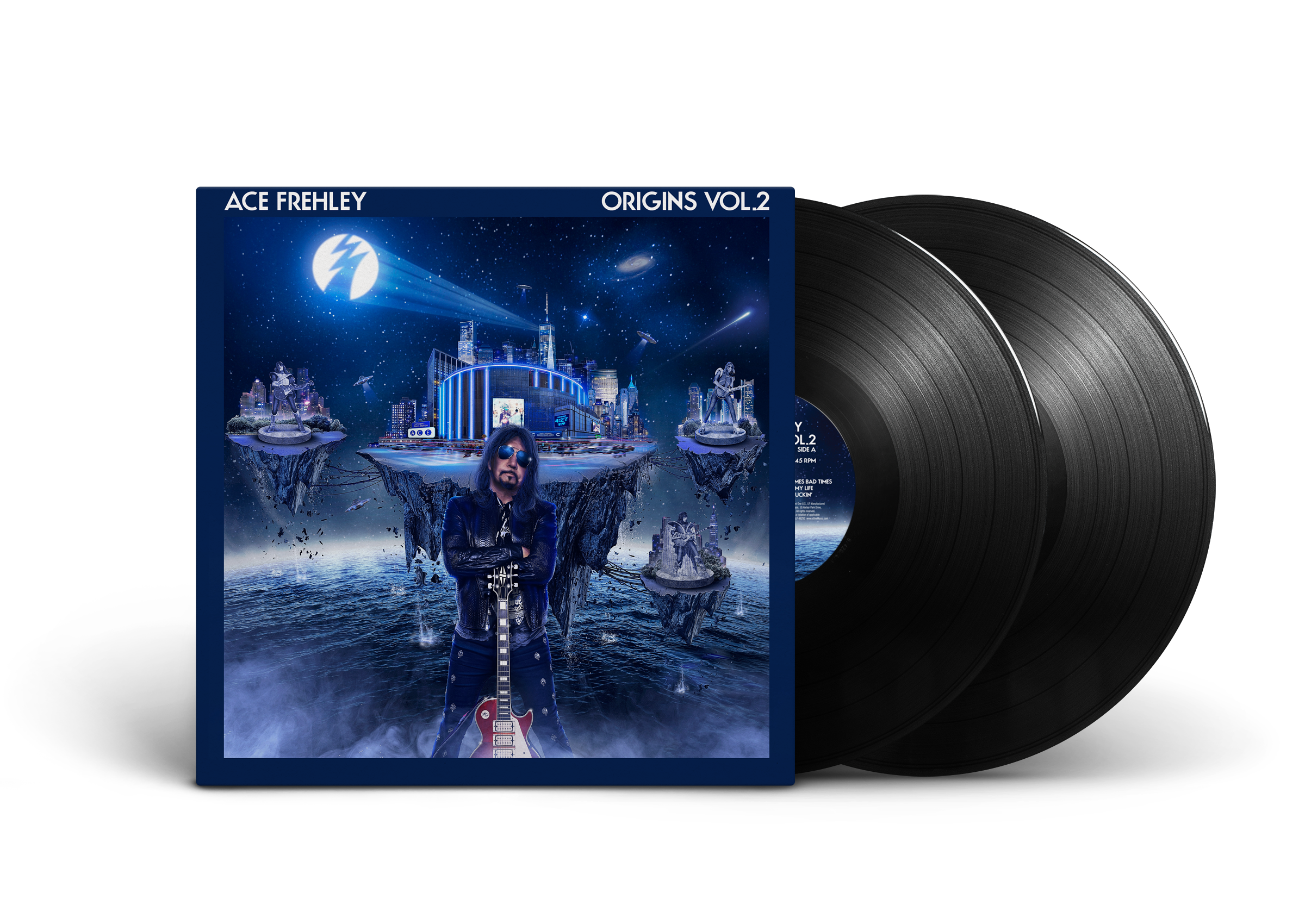 Ace Frehley - Origins Vol 2; 2x 140Gramm Black LPs; Gatefold Sleeve; 45 RPM; DL Card; Insert