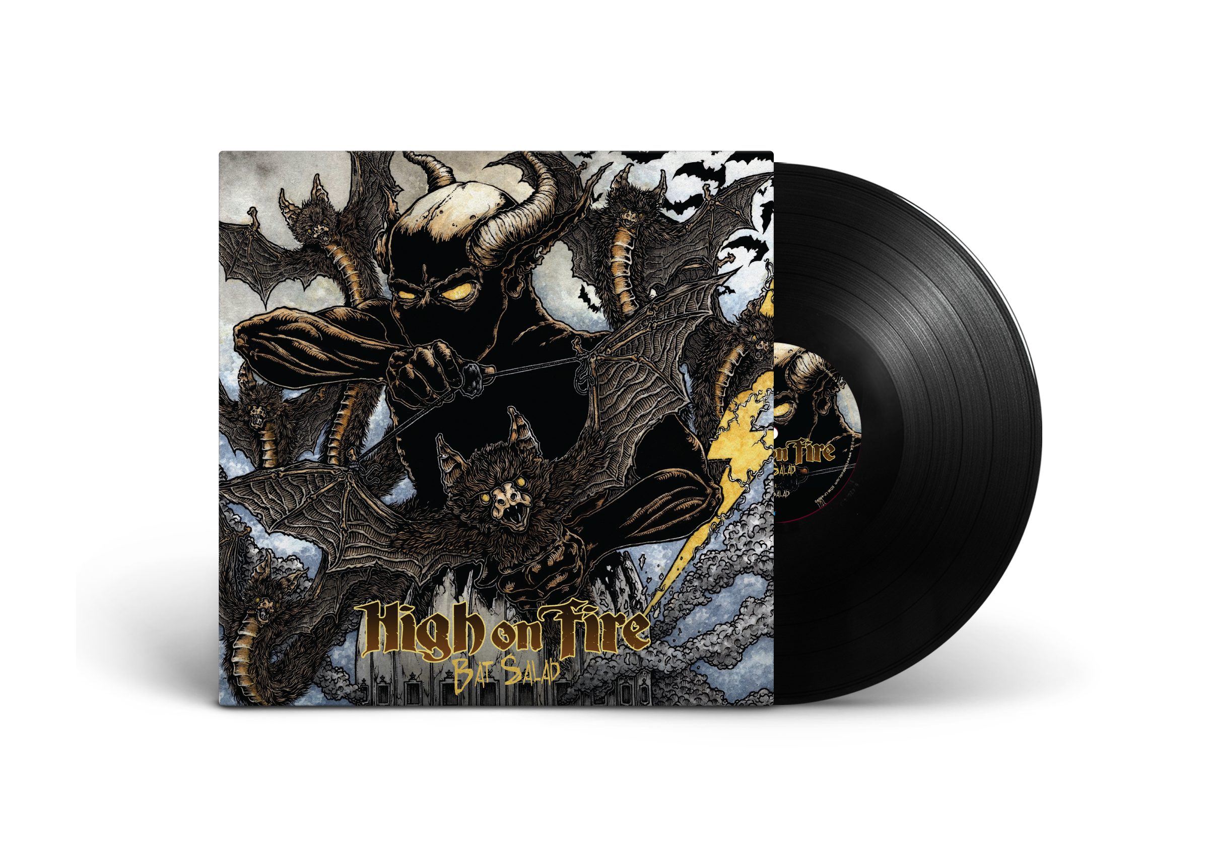 High On Fire - Bat Salad; VINYL; Single 140G black vinyl; DL Card