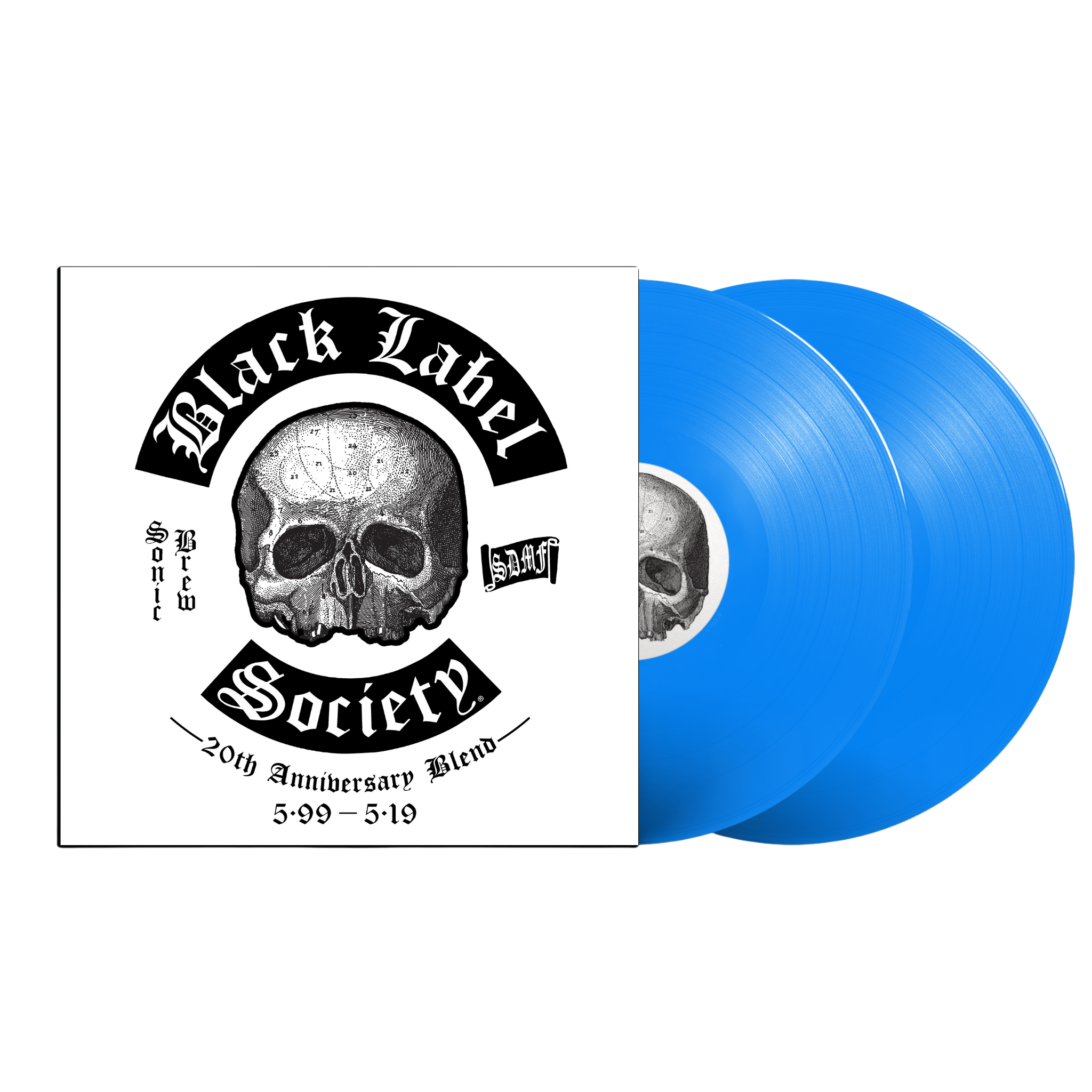 Black Label Society - Sonic Brew 20th Anniversary Blend 5.99 - 5.19 - LP - Sky Blue Vinyl
