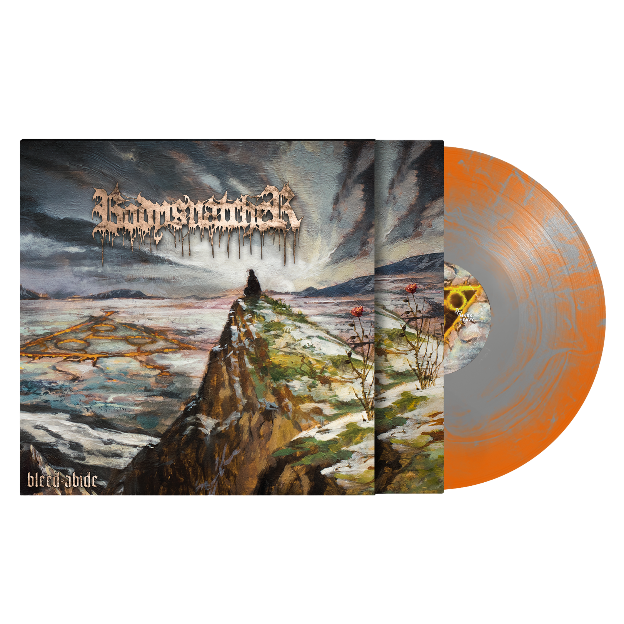 Bodysnatcher Bleed-Abide EU Merch Orange Grey LP