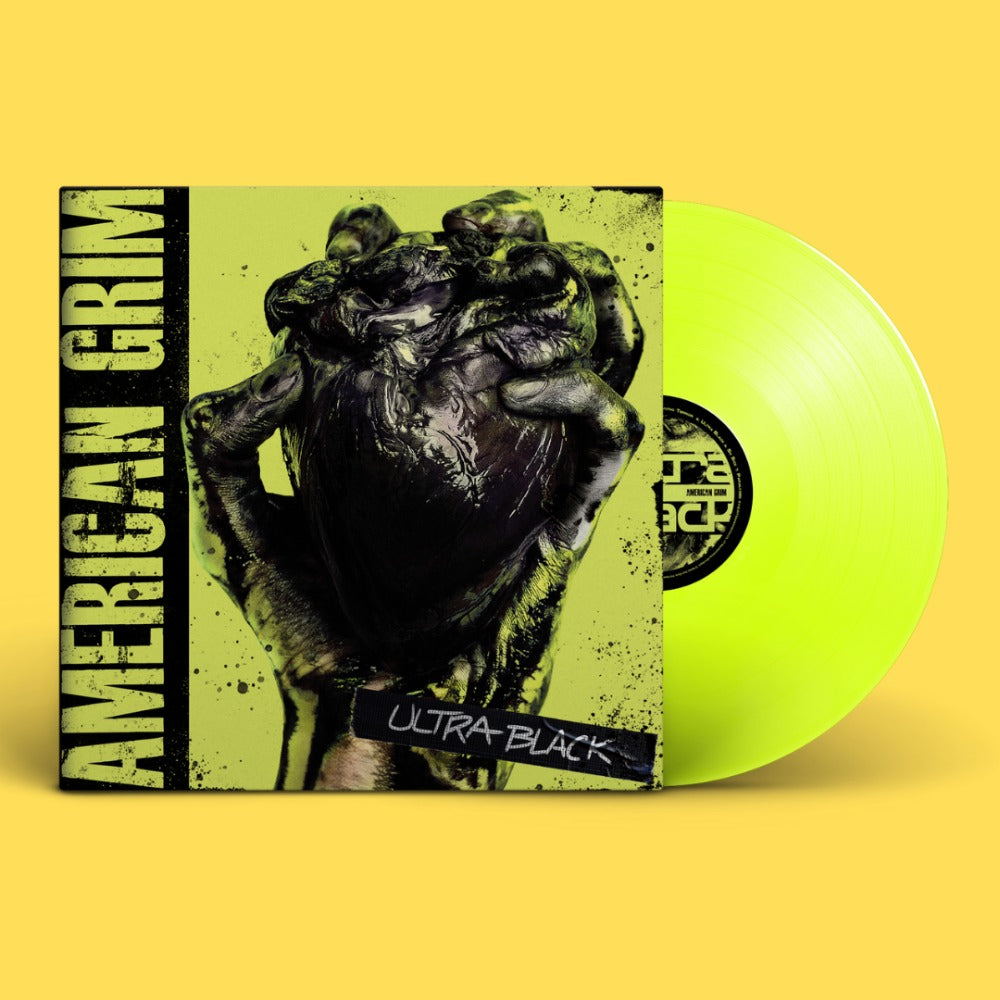 American Grim - Ultra Black - LP - Highlighter Yellow