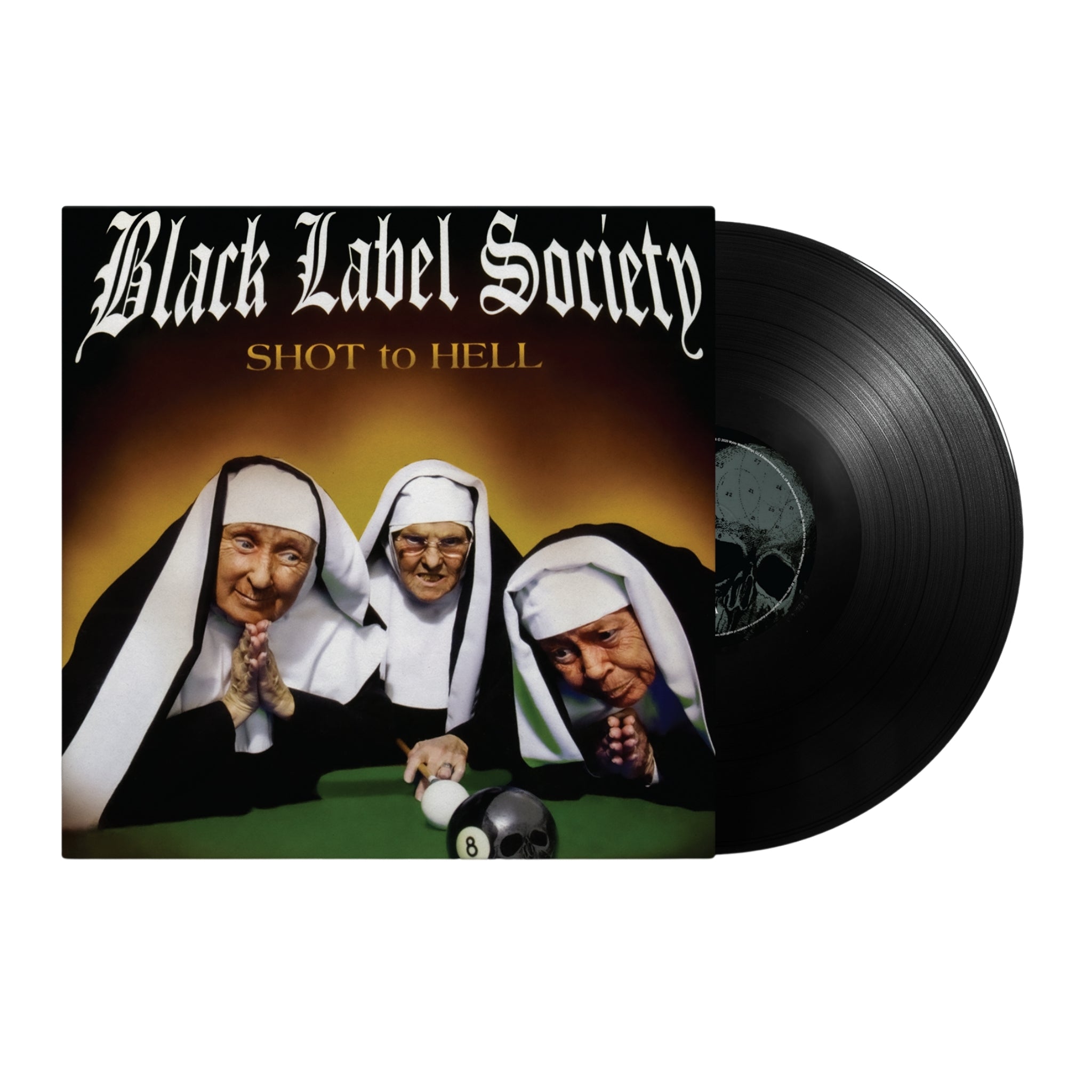 Black Label Society - Shot To Hell; 1x 140G Black Vinyl LP; Single Jacket, DL Card