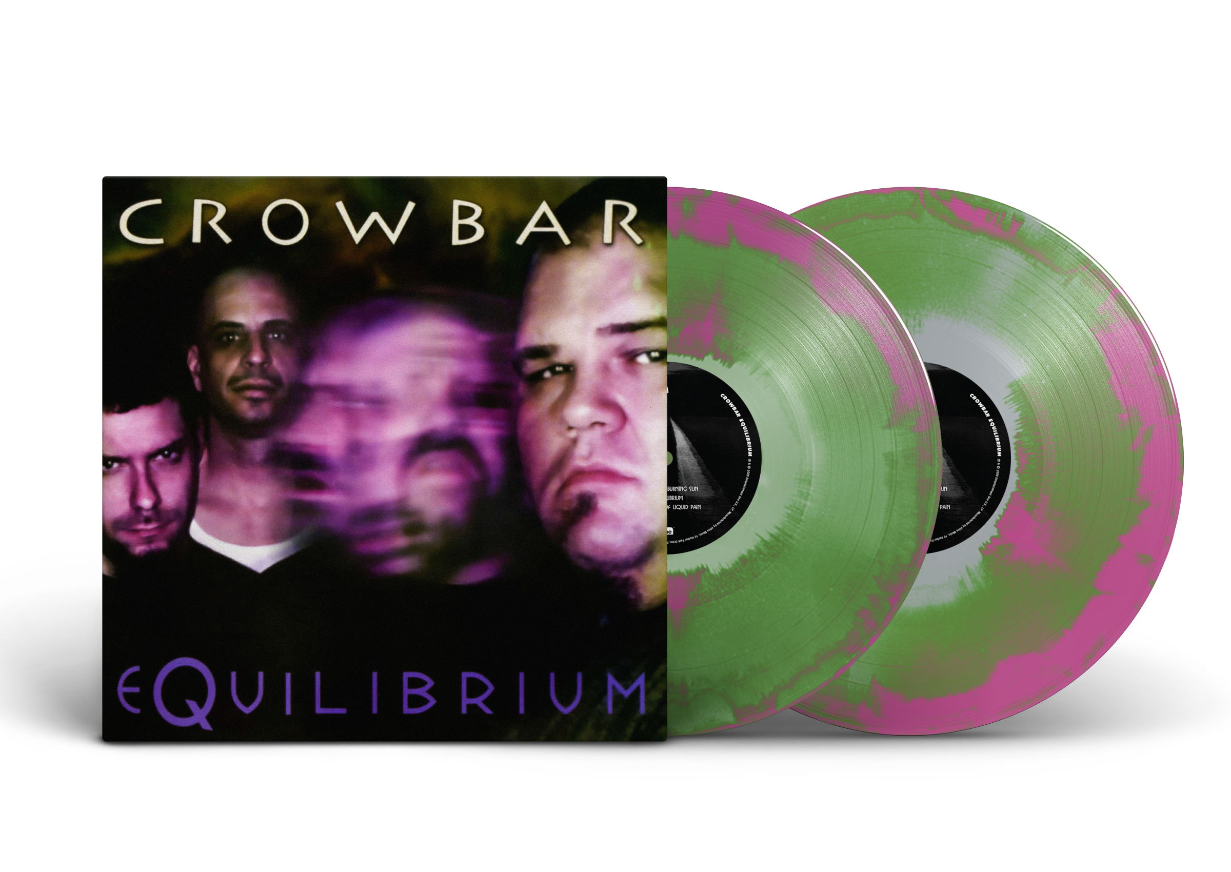 Crowbar - Equilibrium; VINYL; 2x 180Gramm ASide/BSide: Opaque Violet, Opaque Olive Green, Opaque Silver LPs