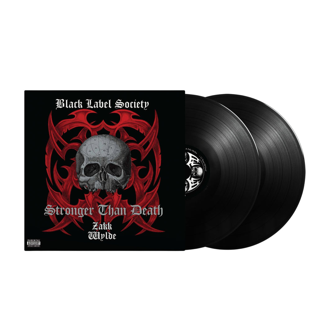 Black Label Society - Stronger Than Death; 2x 140G Black Vinyl LPs; Gatefold Jacket, DL Card