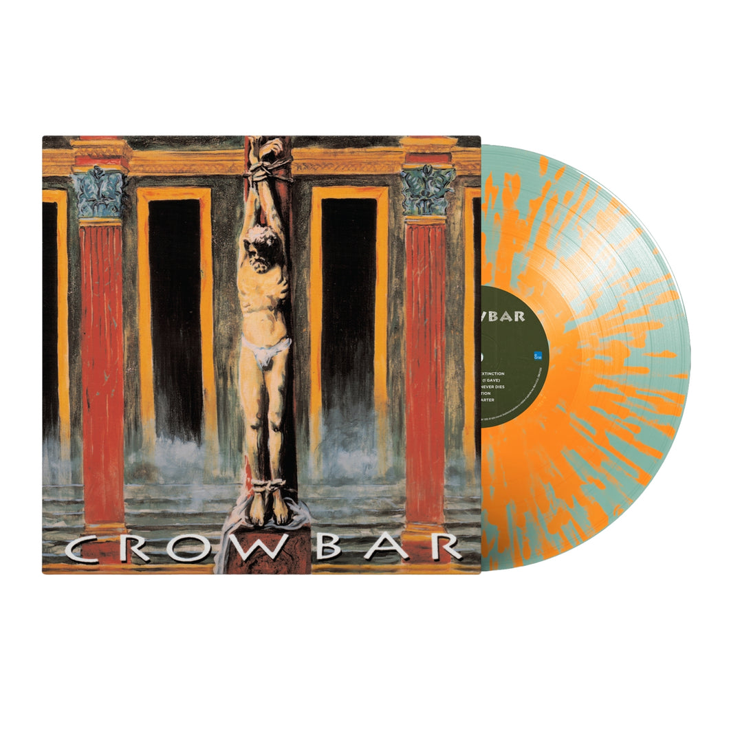 Crowbar - Crowbar; Vinyl; 180G Coke Bottle Clear w/ Neon Orange Heavy Splatter LP; DL Card