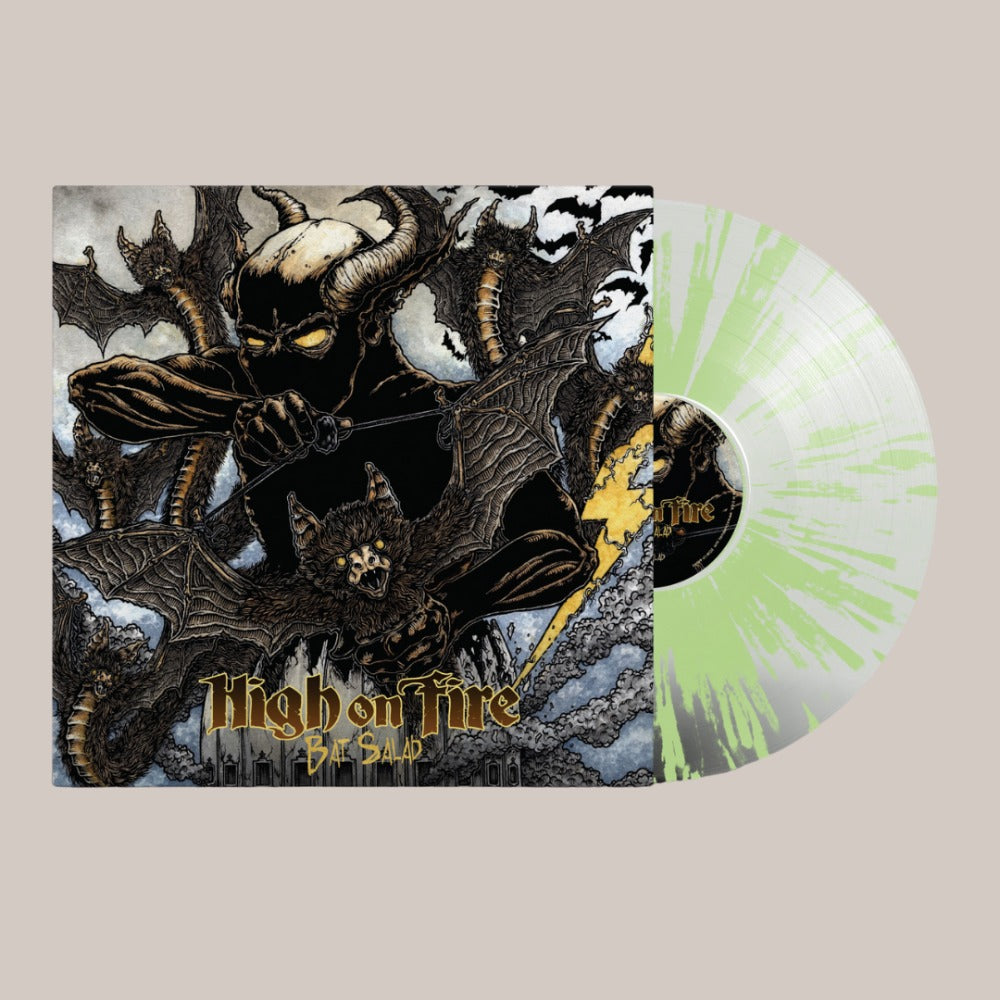 High On Fire - Bat Salad - LP - Clear with Glow In The Dark Splatter