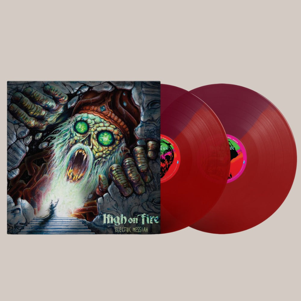 High On Fire - Electric Messiah Translucent Ruby & Grape Vinyl