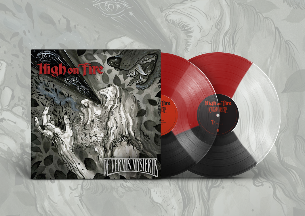 High On Fire - De Vermis Mysteriis; 2x 180 Gramm Colored Vinyl (Ghostly clear & ruby) in a gatefold sleeve with generic download card