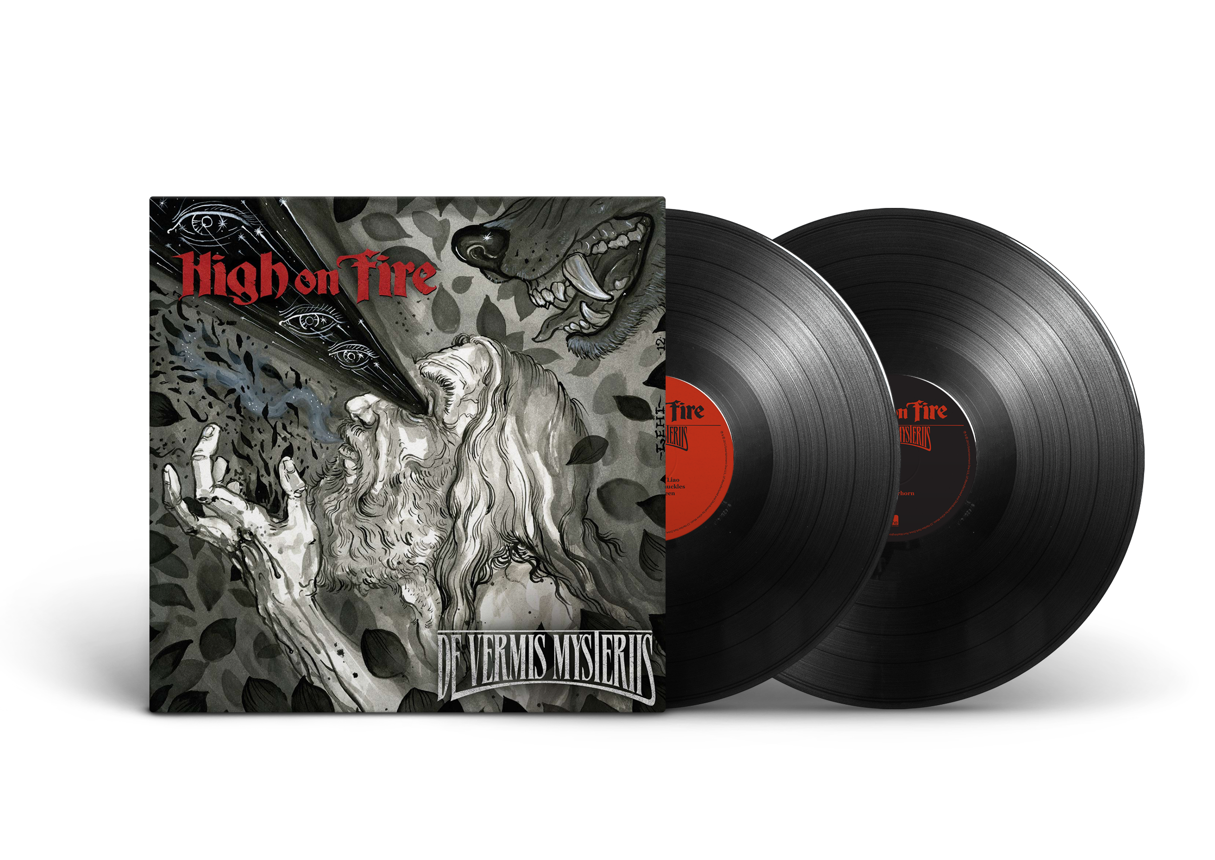 High On Fire - De Vermis Mysteriis; 2x 140 Gramm Black Vinyl in a gatefold sleeve with generic download card