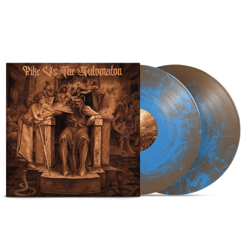 Pike vs The Automaton - Pike vs The Automaton Brown/Blue Galaxy LP