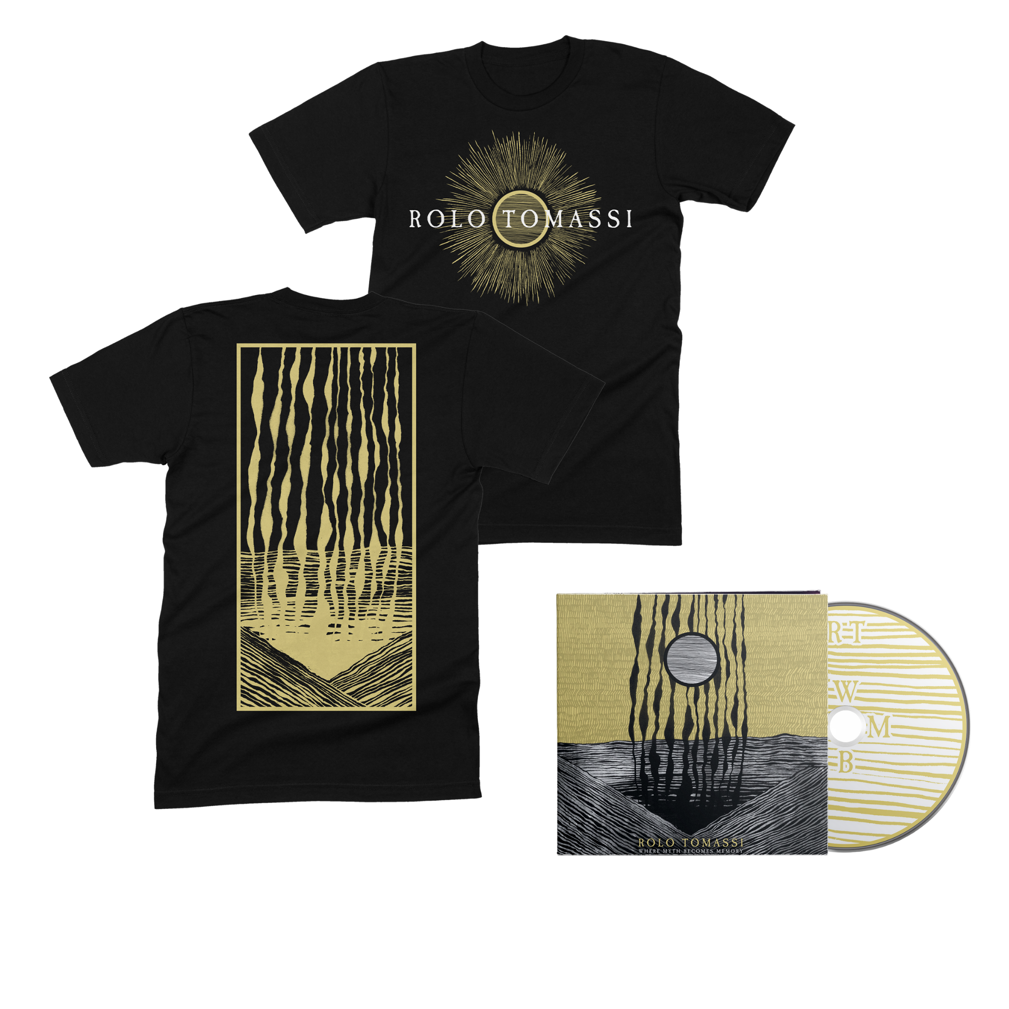 Rolo Tomassi - Where Myth Becomes Memory Bundle CD + T-Shirt