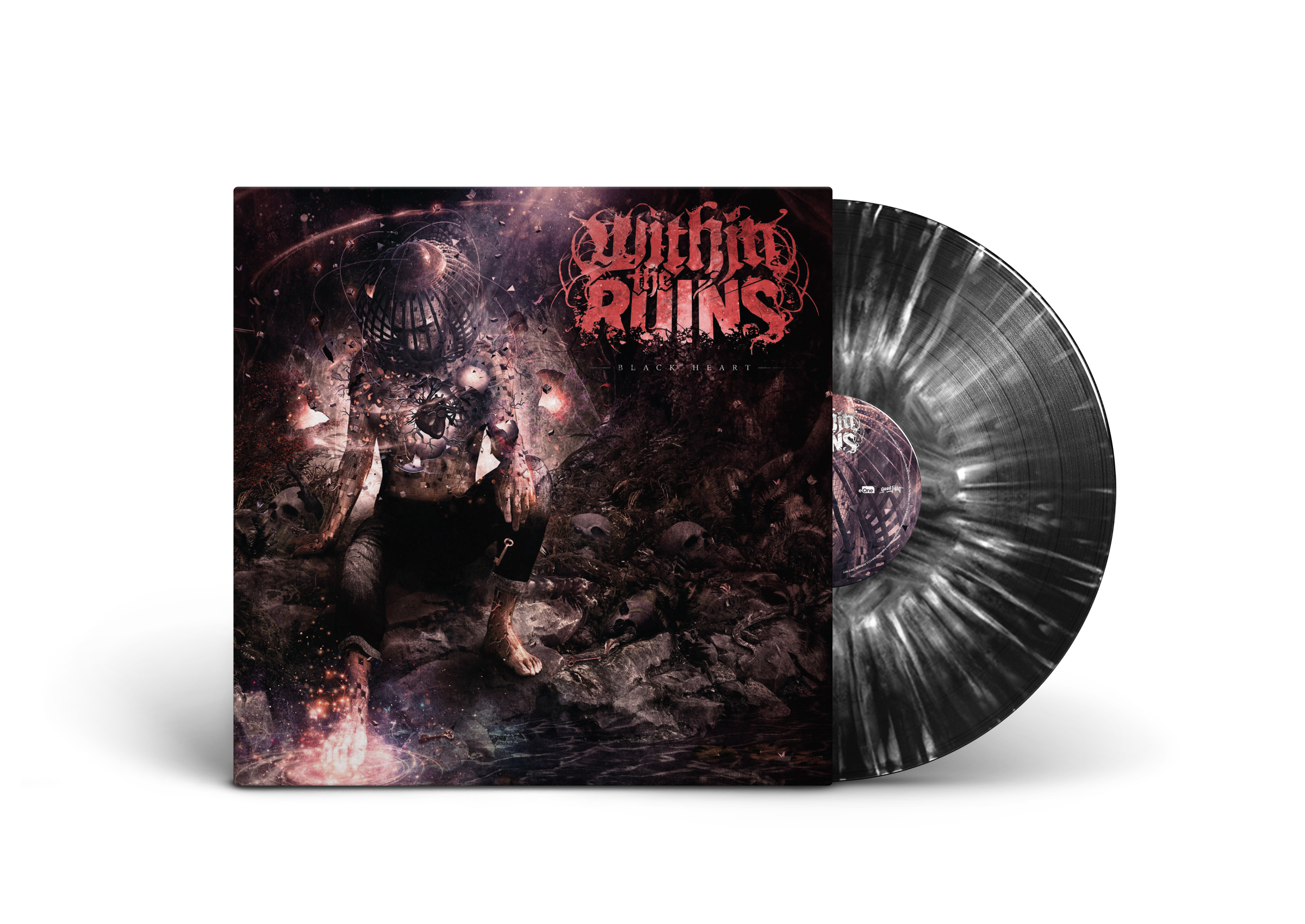 Within The Ruins - Black Heart 12” LP Black w/splatter